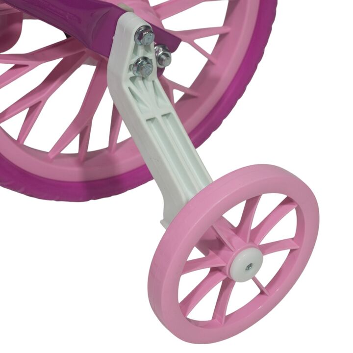 Bicicleta rodado 12 GTS con cantimplora rosa - Vista 8