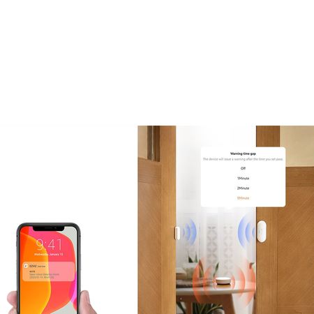 Sensor Apertura Cierre Ezviz T2C Puertas ventanas
