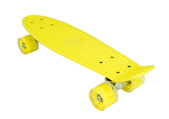 Patineta con Luces F-104 Bebitos Amarillo - Vista 5