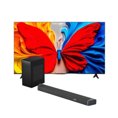 Combo Smart TV TCL 50" QLED FHD + Barra de Sonido Philips 5.1.2 740W