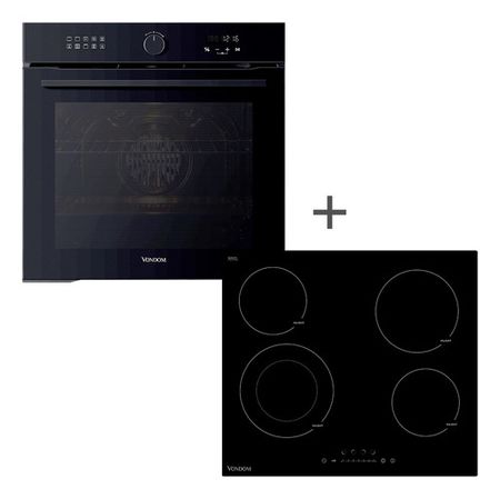 Combo Vondom Horno Digital Empotrable De 60cm + Anafe
