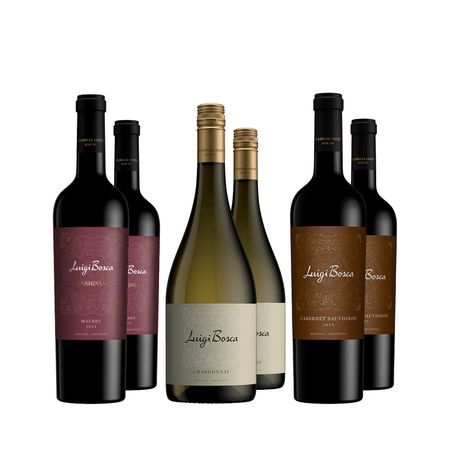Vinos Combinados Luigi Bosca Seleccion x 6