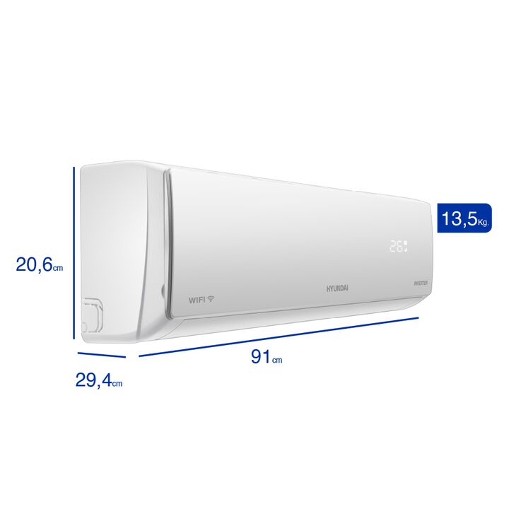 Aire Acondicionado Hyundai Inverter con Wi-Fi 5000W F/C - Vista 2