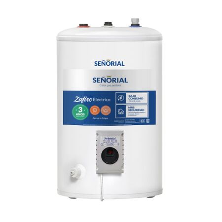 Termotanque Señorial Electrico 50Lts Linea Zafiro TESZ65 C.Sup