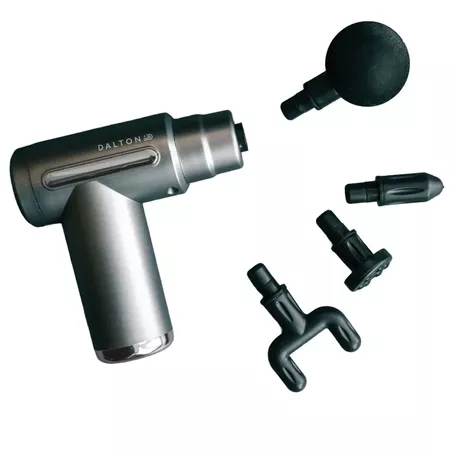 Pistola Masajeadora Dalton Digital 4 Accesorios USB-C DA-MASAJ-03