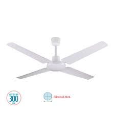 VENTILADOR DE TECHO LILIANA VTHB104 CHAPA BLANCA SIN LUZ - 4606186