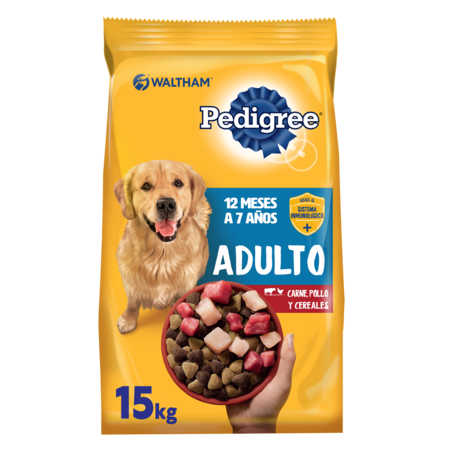 PEDIGREE ALIMENTO SECO PERRO ADULTO CARNE POLLO CEREAL 15KG