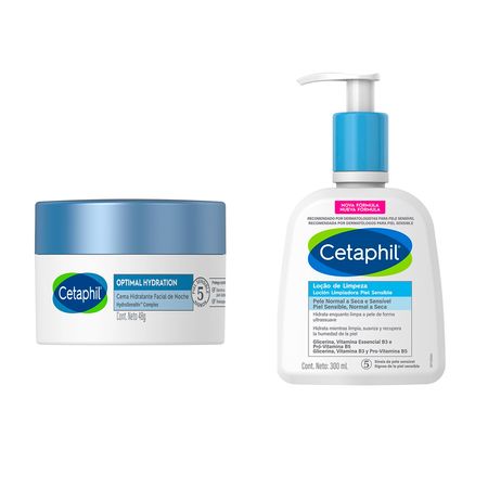 Set Locion Limpiadora P Sens + Crema Optimal Hydra Cetaphil