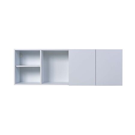 ALACENA ABIERTA LIVORNO DE 140 CM CON 2 PUERTAS BLANCO NORTE