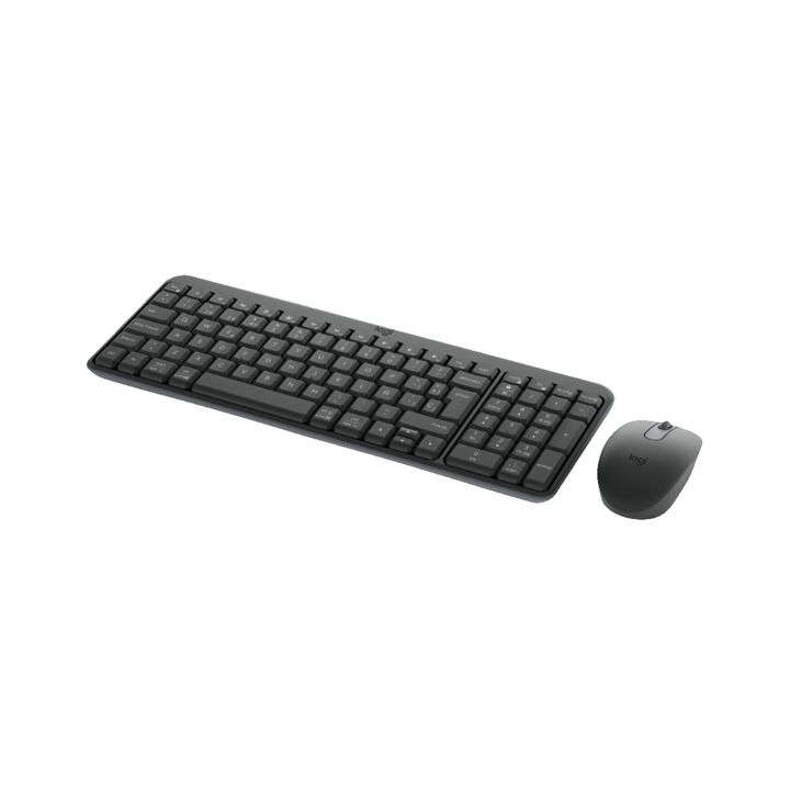 Teclado con Mouse Logitech MK250 Wireless Latino Negro - Vista 3