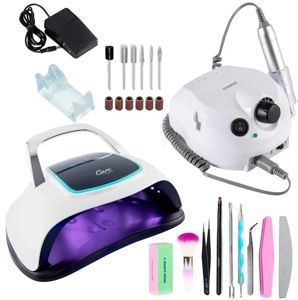 Kit Para Uñas Gadnic Torno T202 + Cabina UV Led BQ6 Pro Uso Profesional
