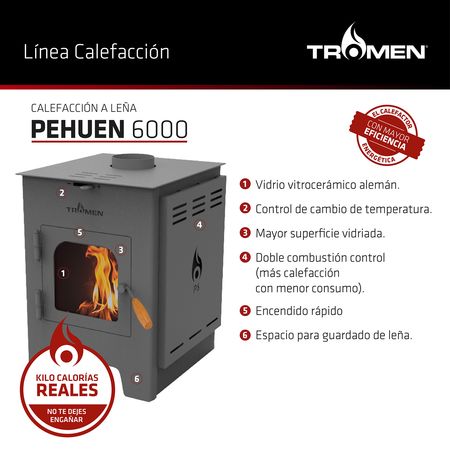 Salamandra Tromen Pehuen 6000 con Kit de instalacion