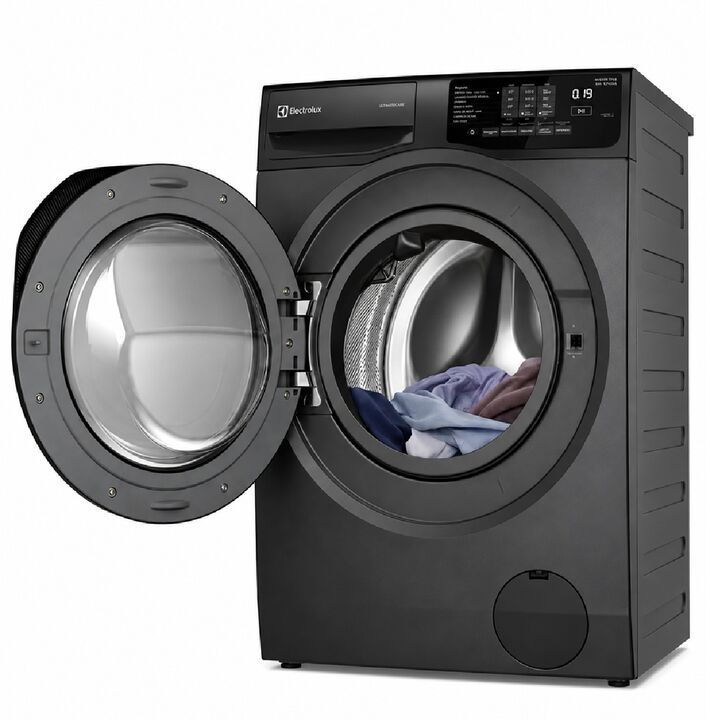 Lavasecarropas Frontal Electrolux 10,5kg/7kg Gris Inverter Lavado Inteligente LSC11 - Vista 3