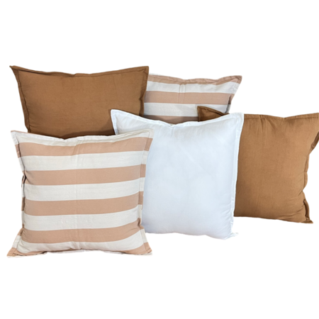 Combo 5 almohadones Tusor 50x50 -Diseño F