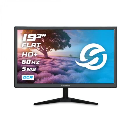 Monitor SolarMax 19.3 VGA/Hd+ Slim Negro