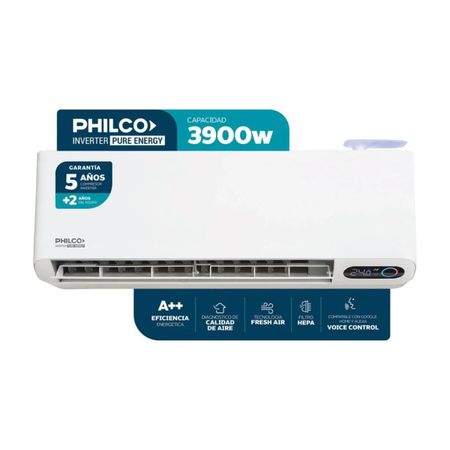 AIRE ACONDICONADO SPLIT 3300FG PHILCO PHIN39HC2AWFPI INVERTER