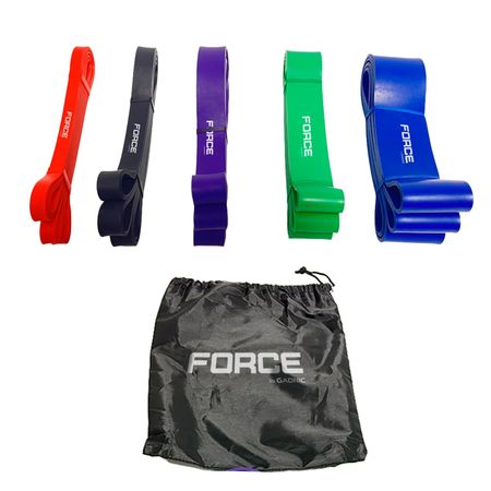 Bandas Elásticas Gadnic Isométricas Fitness Kit x5