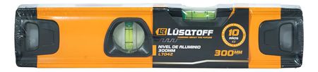 Nivel De Aluminio 300mm Lusqtoff L7042 2 Burbujas 0° / 90°