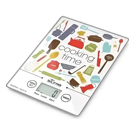Balanza Digital De Cocina Con Diseno Ultra Slim Silfab Bc300 3 Kg