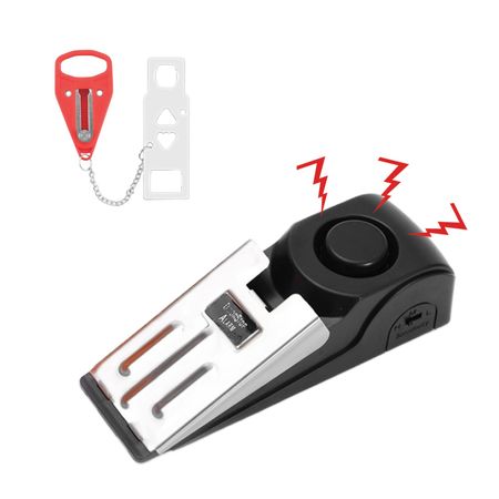 Tope de Puerta Gadnic Traba Con Alarma 