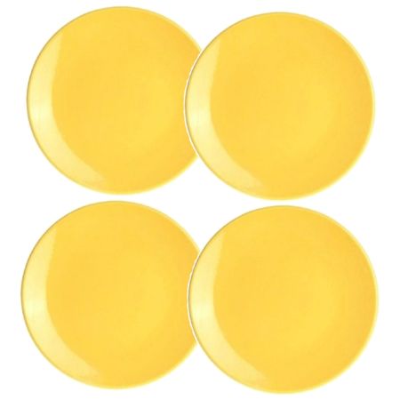 Set x 4 Plato Postre Cerámica 20 Cm Harlek Kuthaya 