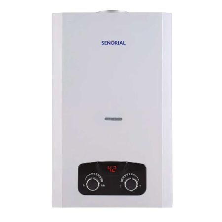 Calefón Señorial 14 Litros Evolution Max Sin Piloto Blanco