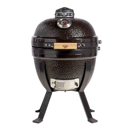 Kamado Kad 14 Negro con funda - BBQ Grill - Horno Ceramico - Parrilla