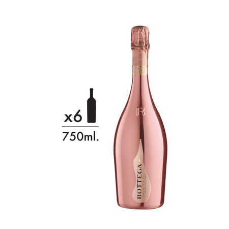Espumante Prosecco Bottega Gold Rose Caja x 6