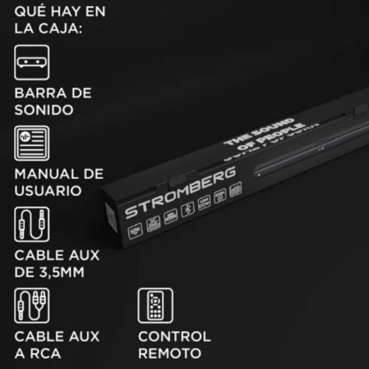 Parlante STROMBERG Barra de Sonido - Vista 2