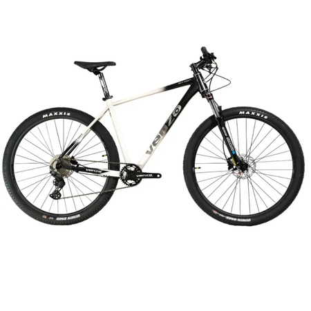 Bicicleta MTB Venzo Stinger R29 Monoplato 10V Negro/Blanco Disco Hidr. Talle L