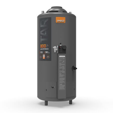 TERMOTANQUE EMEGE TAR50EM 800LTS/H GAS NATURAL 50LTS A/REC..800LTS/H C/SUP - 4609500