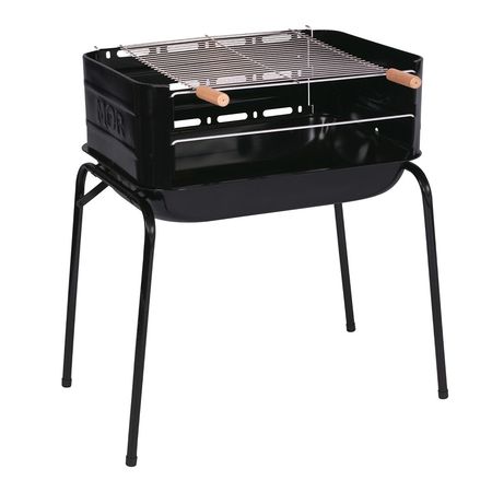Parrilla Portátil Plegable A Carbón Camping Mor Texas