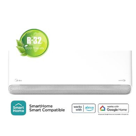 Aire Split Breezeless Inverter 4859f Frio Calor Mscbic-18h-N80m Midea