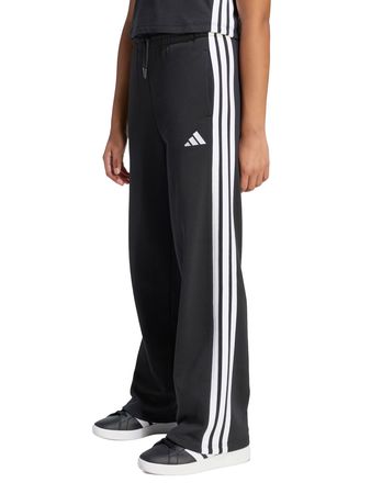 Pantalón Adidas Essentials 3 Stripes Kids Niños Moda Negro