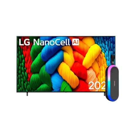 Combo Smart TV LG NanoCell 4K 75" + Parlante Bluetooth Dekkin 16W