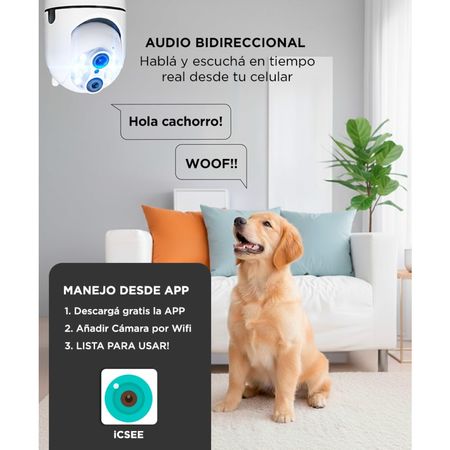 Cámara de Seguridad Gadnic con Lente Dual Visión Nocturna