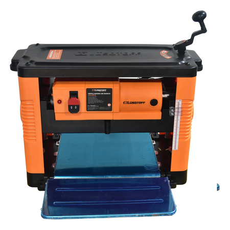 Cepilladora Garlopa De Banco 33cm Lusqtoff Cml1850-8 8500rpm Naranja