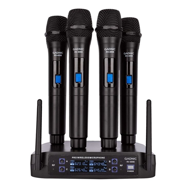 Kit de Micrófonos Inalámbricos Gadnic y Caja Receptora - Vista 1