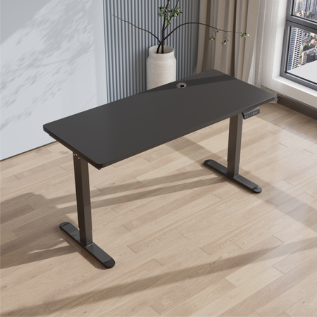 Escritorio Eléctrico Nexum de Altura Regulable 120x60cm con Memorias Negro