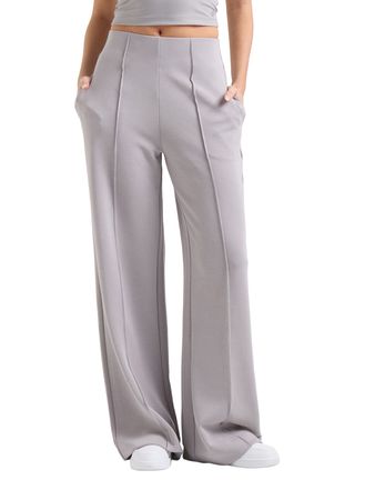 Pantalón Atomik High Mujer Moda Gris