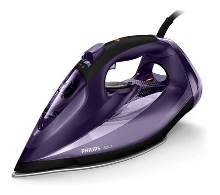 Plancha Vapor Philips Gc4563 Azur Suela Antiadherente 2600w Color Violeta