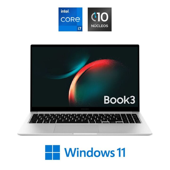 Notebook Samsung Book 3 i7 512gb Ssd 16GB Ram 15.6 Pulgadas Full HD - Vista 4