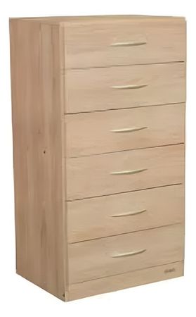 Chifonier Cajonera Platinum 6 Cajones Color Savanna