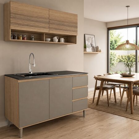 Bajomesada 1,40  Coco Bolo|gris C. Tables
