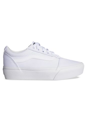 Zapatillas Vans Ward Platform Mujer Moda Blanco