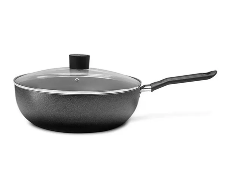 Wok c/ Tapa 28 cm Negro Brinox 7190/468