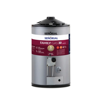 Termotanque Senorial 30l Mg L Family