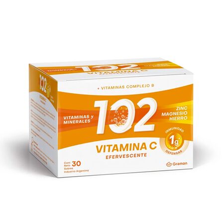 Suplemento Dietario 102 Vitamina C Vitaminas Minerales 30cap