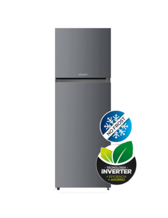HELADERA BRIKET KD-268FWG INVERTER NO FROST 268LT GRIS
