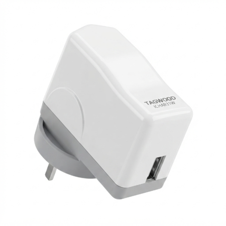 Cargador Tagwood ICHAR31W Pared Con USB Blanco